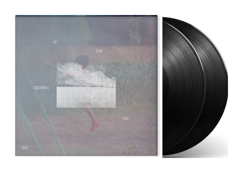 La pochette de « on s’en rappellera pas » de Disiz et ses deux disques vinyles noirs.